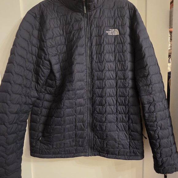 The North Face Navy Quilted Puffer Jacket - Picture 1 of 3